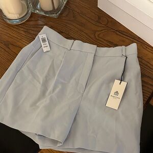 Babaton Aritzia Cement Blue Tailored Shorts